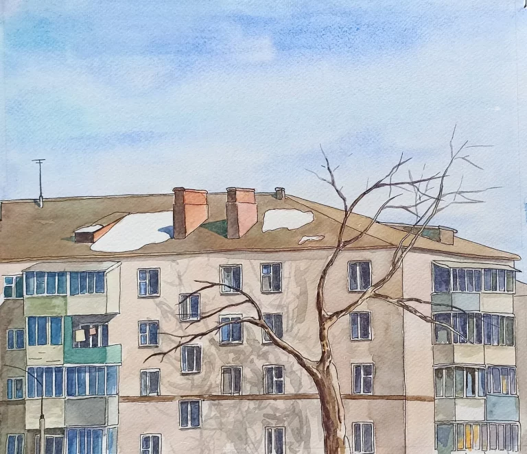 Март. Последний снег